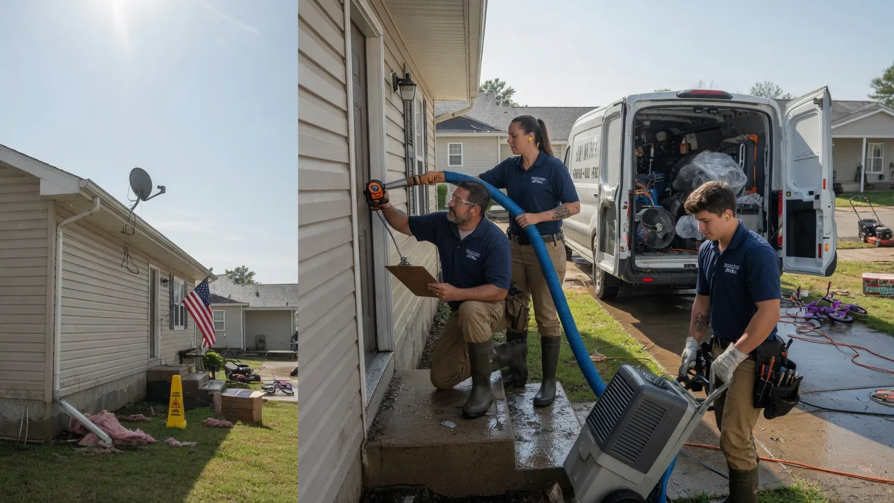 Ceiling Water Damage Restoration in Ennice, NC near me